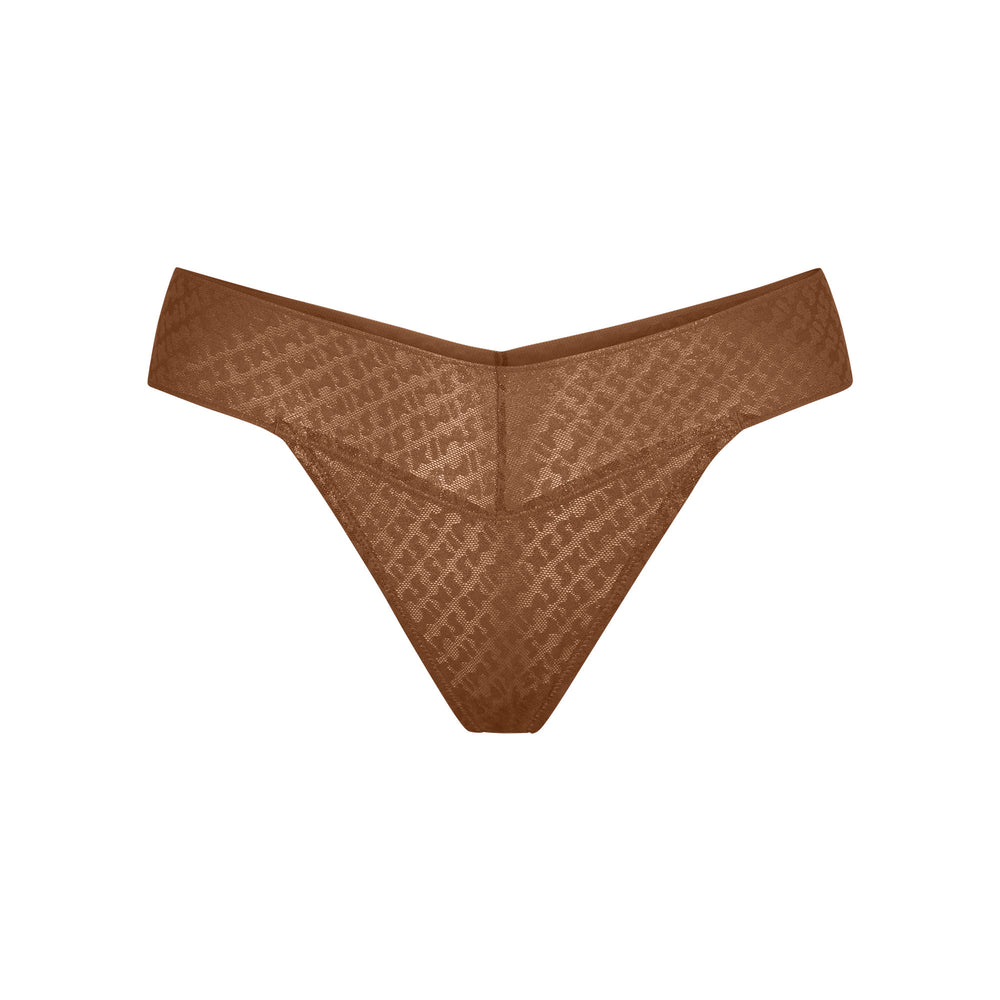 Skims LOGO MESH FOIL Thong Bruin | XNF-806127