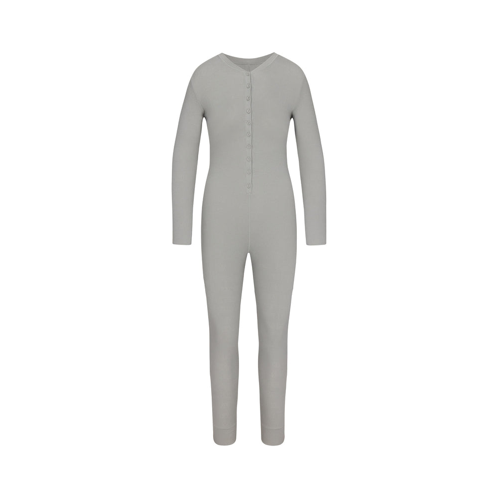 Skims LOGO POINTELLE HENLEY ONESIE Kinderen Lichtgrijs | CWF-514680
