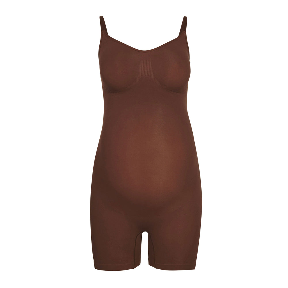 Skims MATERNITY SCULPTING BODYSUIT MID THIGH Maternity Shapewear Chocola | MJI-943726