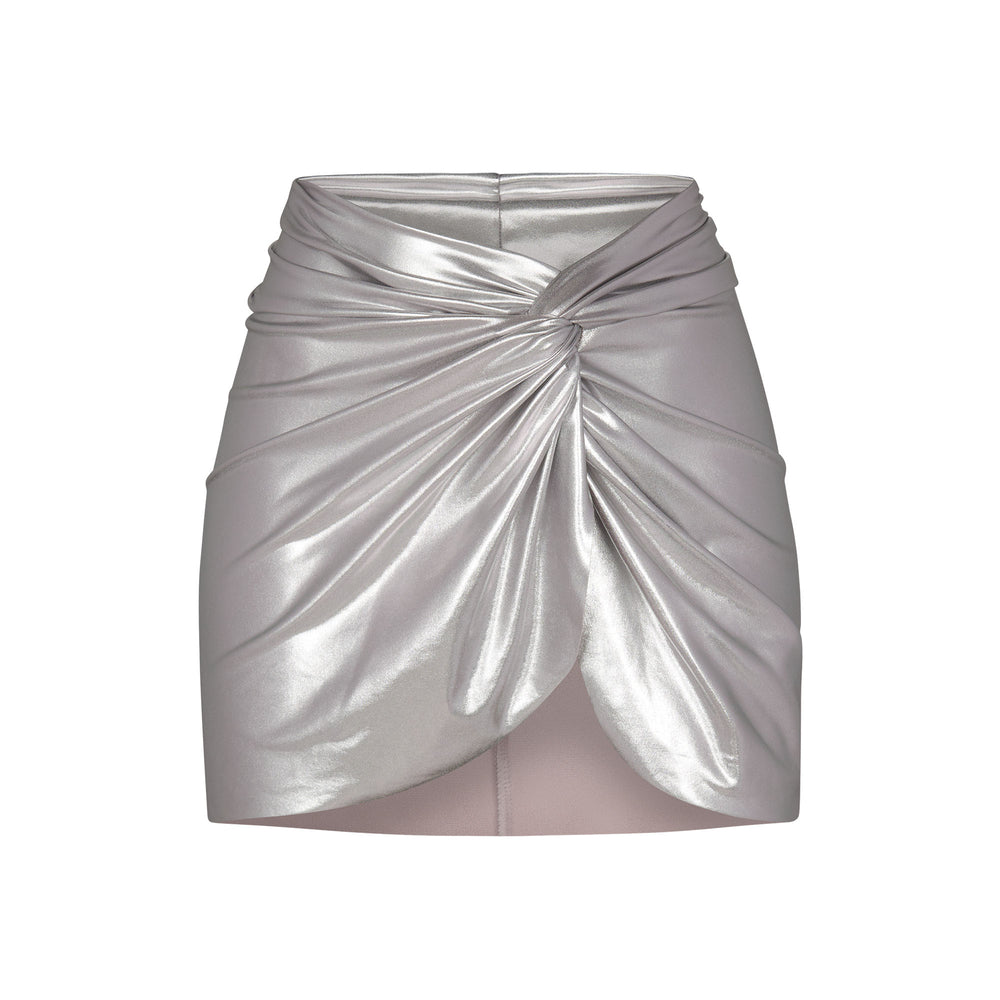 Skims METALLIC SWIM SARONG MINI SKIRT Two Pieces Grijs | KFG-528963