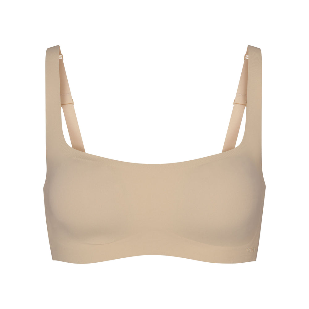Skims NAKED Scoop Neck Bra Bruin | DBY-431725