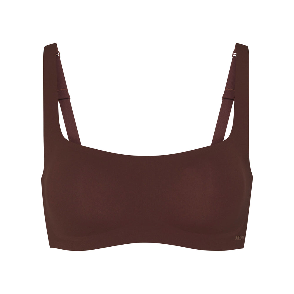 Skims NAKED Scoop Neck Bra Chocola | ZJO-340758