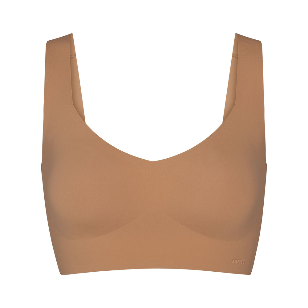 Skims NAKED TANK Plunge Bra Beige | XDV-587423