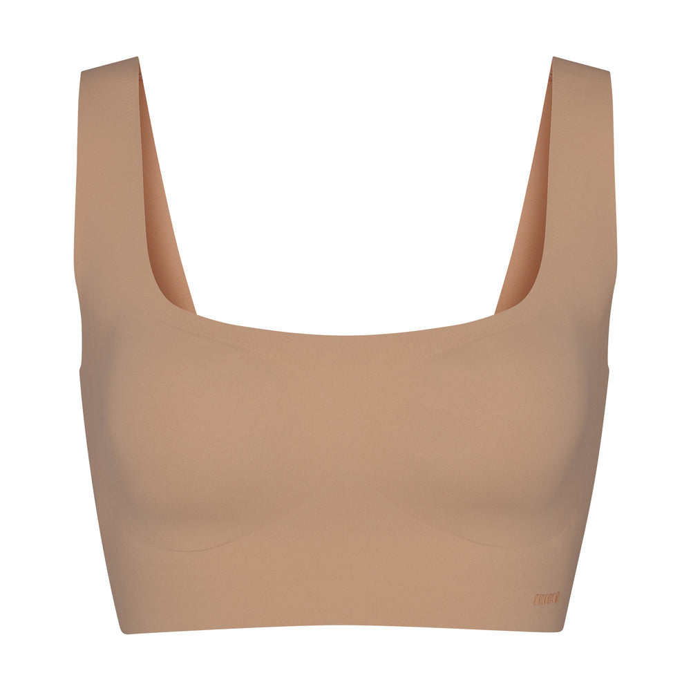 Skims NAKED TANK Scoop Neck Bra Beige | GBV-254987