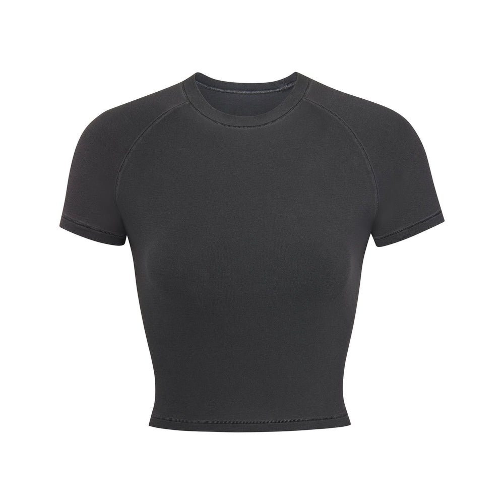 Skims NEW VINTAGE CROPPED RAGLAN T-shirt Grijs | ZGU-498036