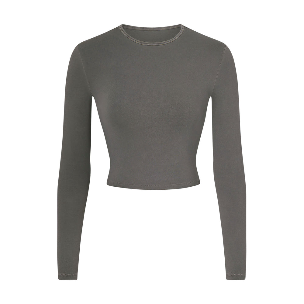Skims NEW VINTAGE LONG SLEEVE T-shirt Diepgrijs | EWC-475120