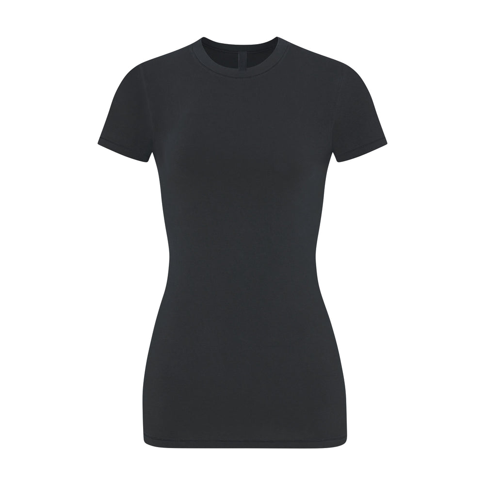 Skims NEW VINTAGE LONG T-shirt Lichtturkoois Zwart | BEO-039674