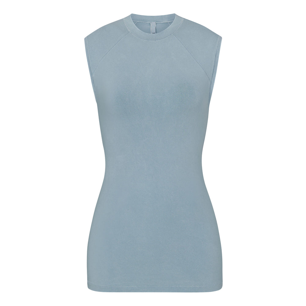 Skims NEW VINTAGE RAGLAN Tank Blauw | DWT-936182