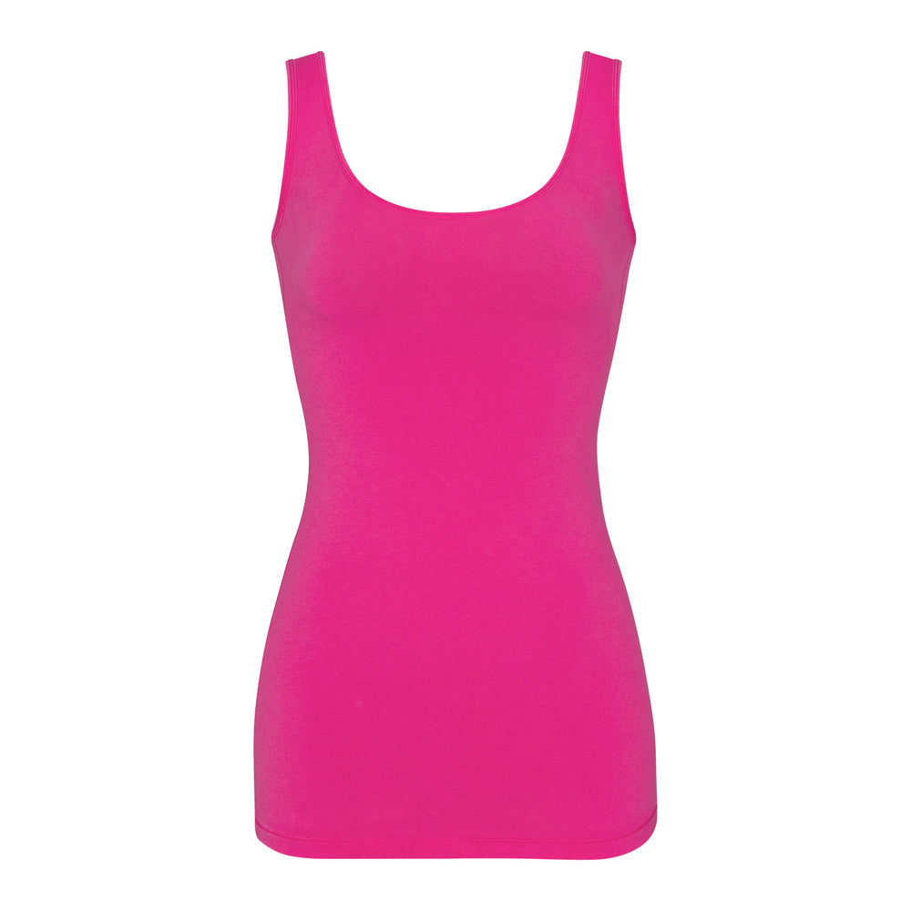 Skims NEW VINTAGE SCOOP NECK Tank Fuchsie | MQP-590148