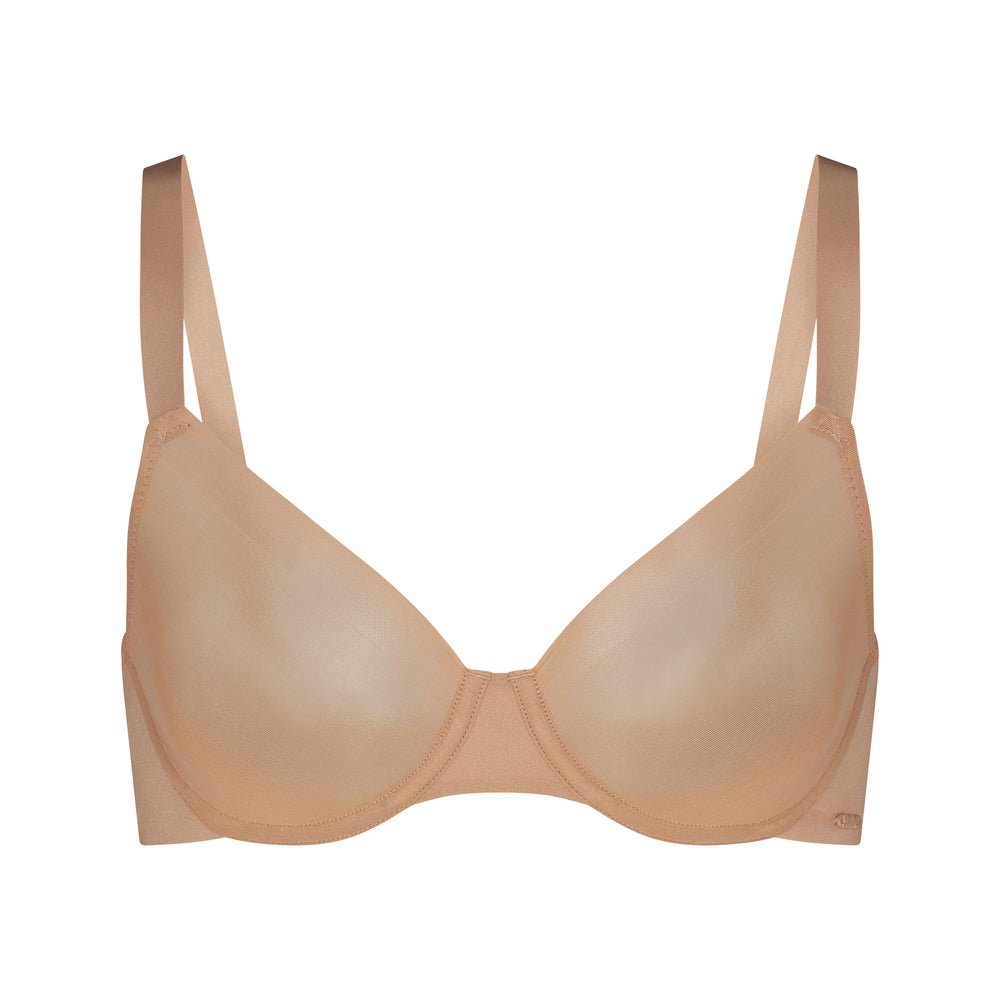 Skims NO SHOW MOLDED UNLINED Demi Bra Beige | VKY-674852