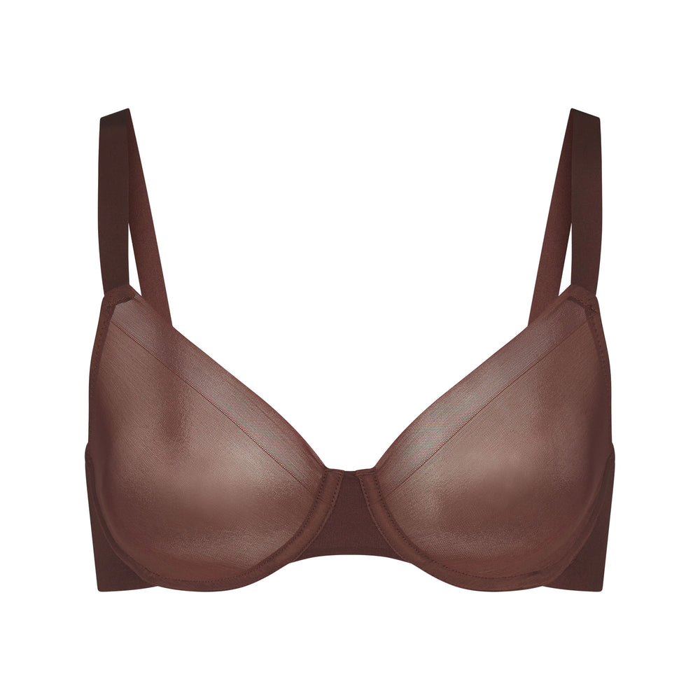 Skims NO SHOW MOLDED UNLINED Demi Bra Chocola | SVJ-318067