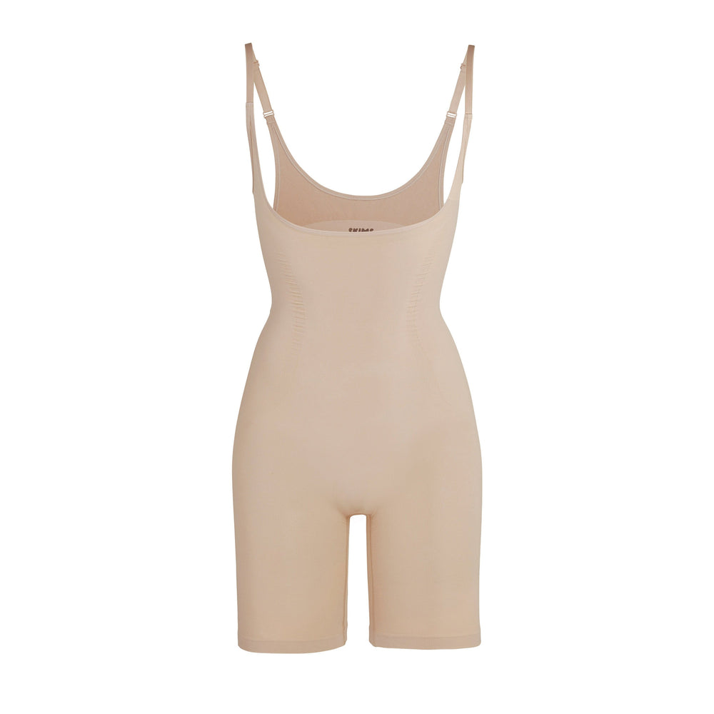 Skims OPEN BUST BODYSUIT W. OPEN GUSSET Bodysuit Beige | KFS-419023