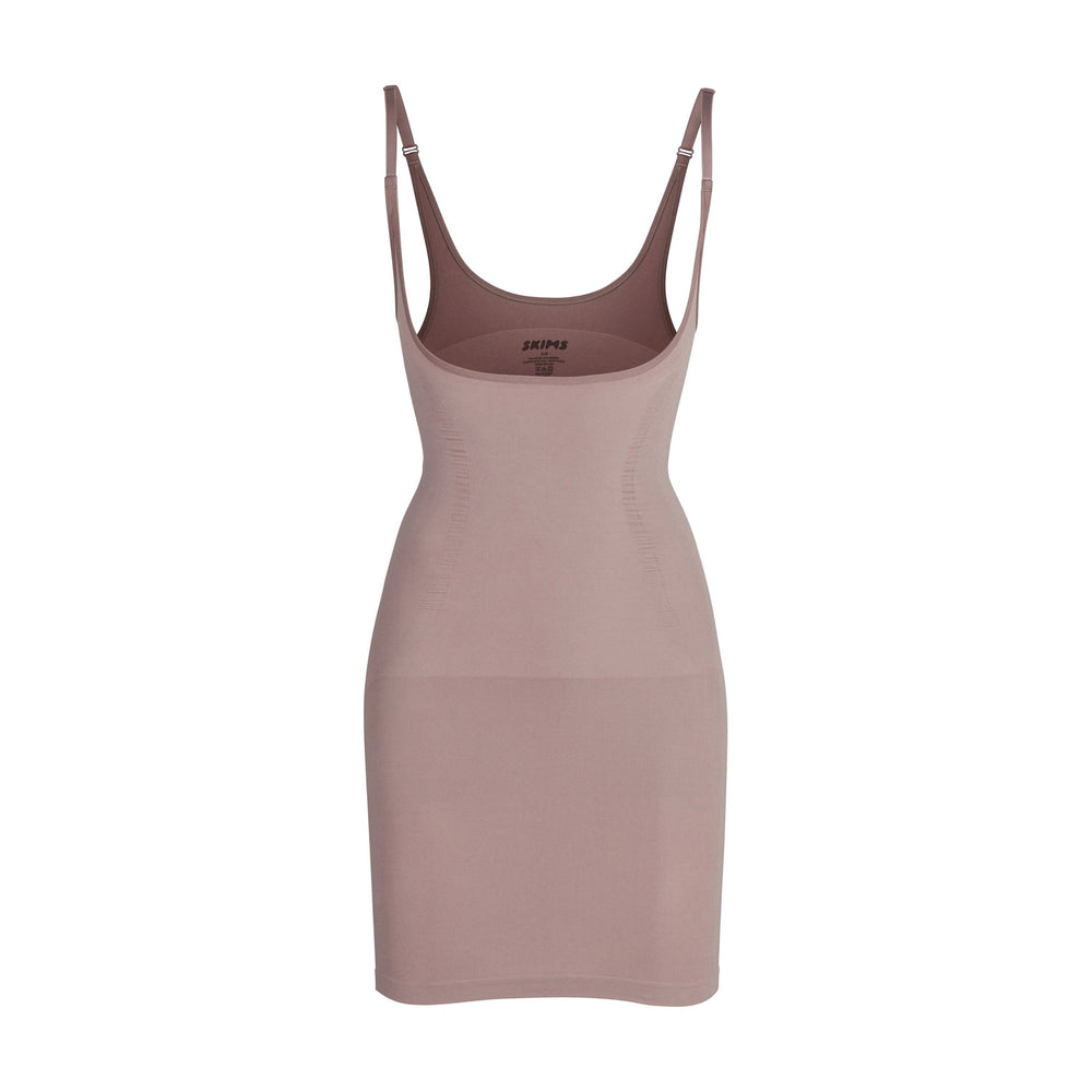 Skims OPEN BUST SLIP Dress Bruin | VFH-721354