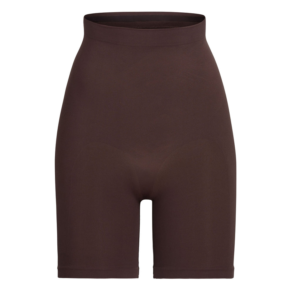 Skims SCULPTING ABOVE THE KNEE W/ OPEN GUSSET Korte Broek Chocola | DZB-134806