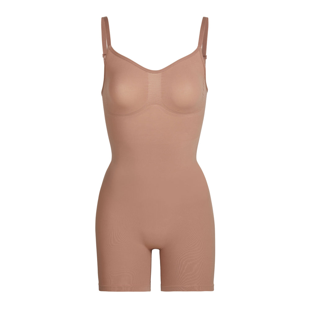 Skims SCULPTING BODYSUIT MID THIGH W. OPEN GUSSET Bodysuit Abrikoos | NZD-206391