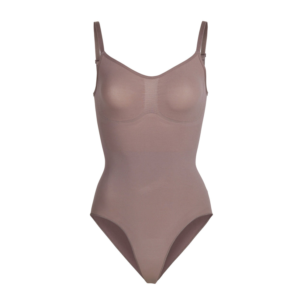 Skims SCULPTING BODYSUIT W. SNAPS Bodysuit Bruin | JZU-457312