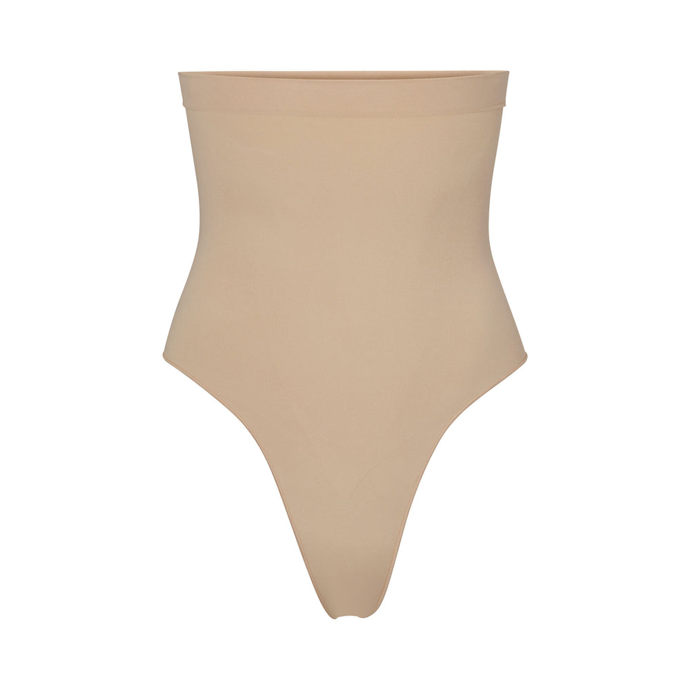 Skims SCULPTING HIGH WAIST Thong Beige | NZF-102874