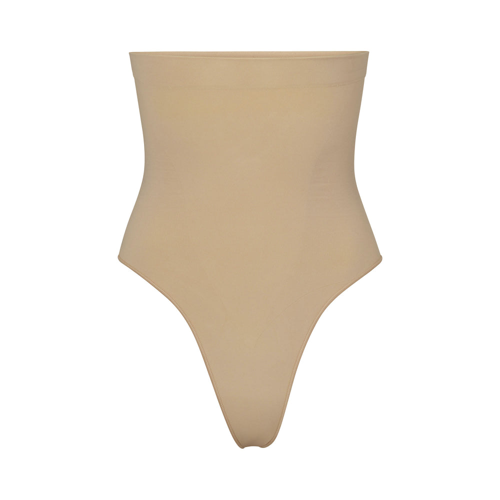 Skims SCULPTING HIGH WAIST Thong Beige | TDK-520861