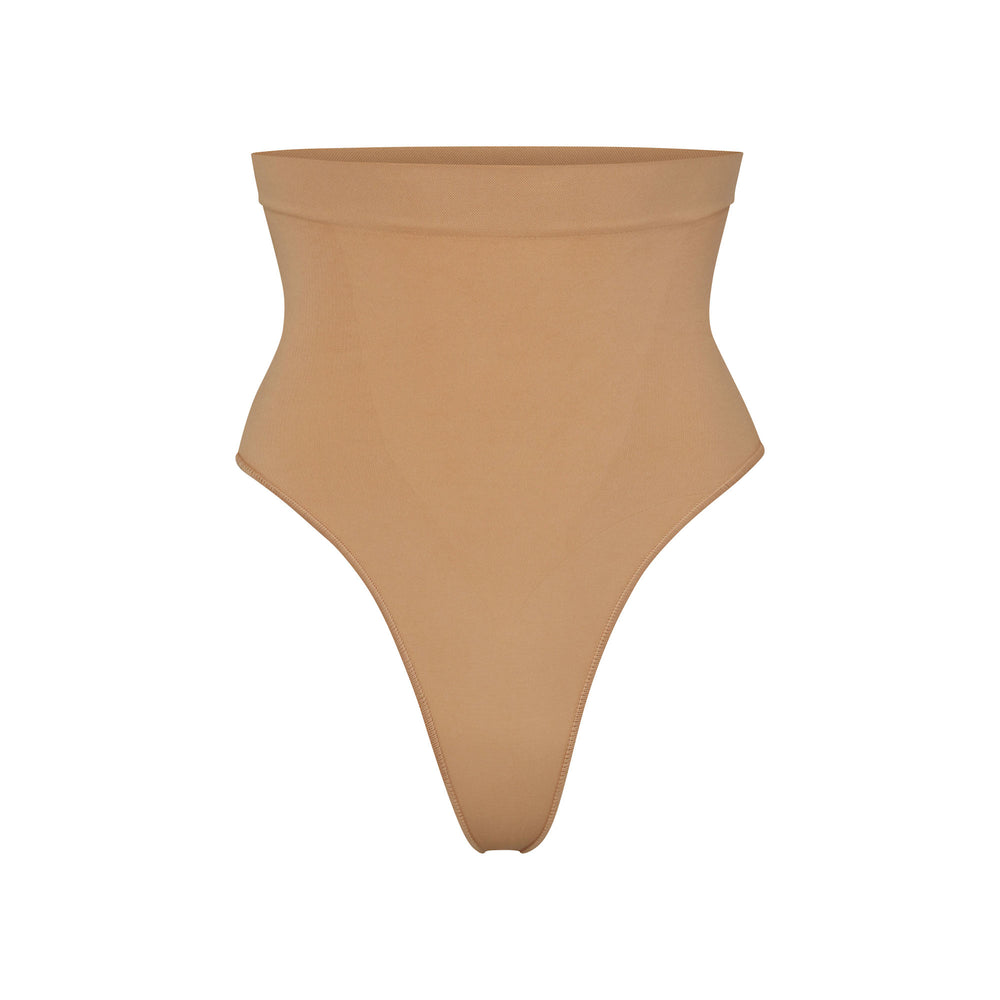 Skims SCULPTING MID WAIST Thong Beige | RBJ-312750