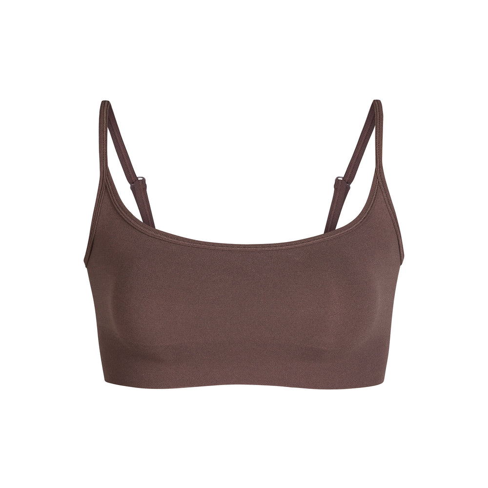 Skims SCULPTING SCOOP NECK Bralette Chocola | SKT-356721