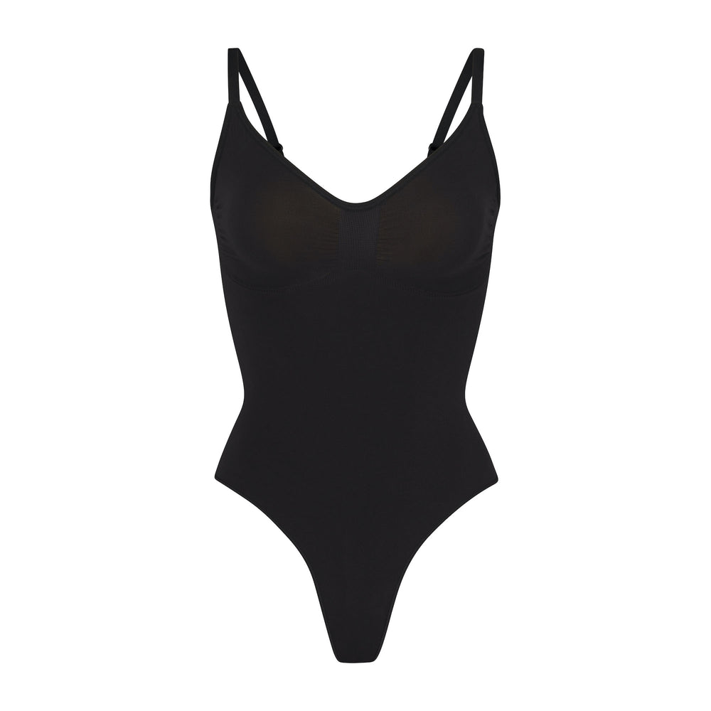 Skims SCULPTING THONG Bodysuit Zwart | MAB-063145