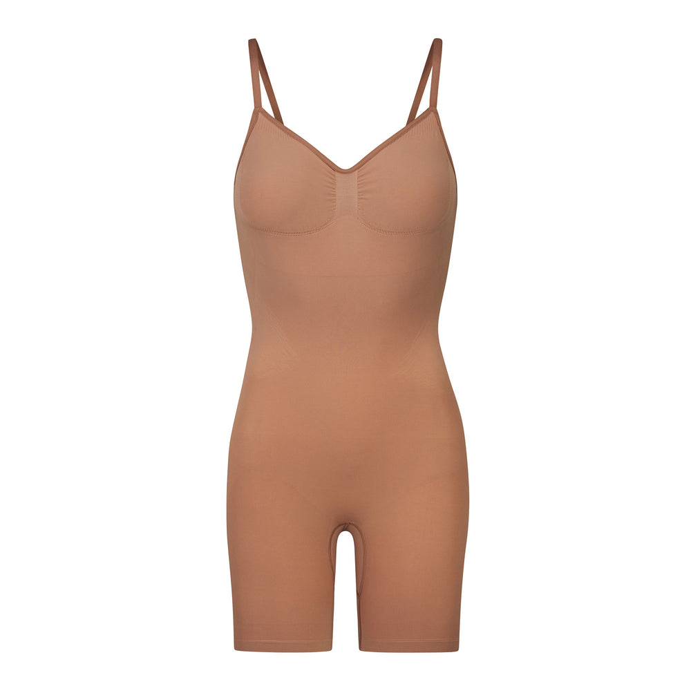 Skims SEAMLESS SCULPT MID THIGH Low Back Bodysuit Abrikoos | RZY-067394