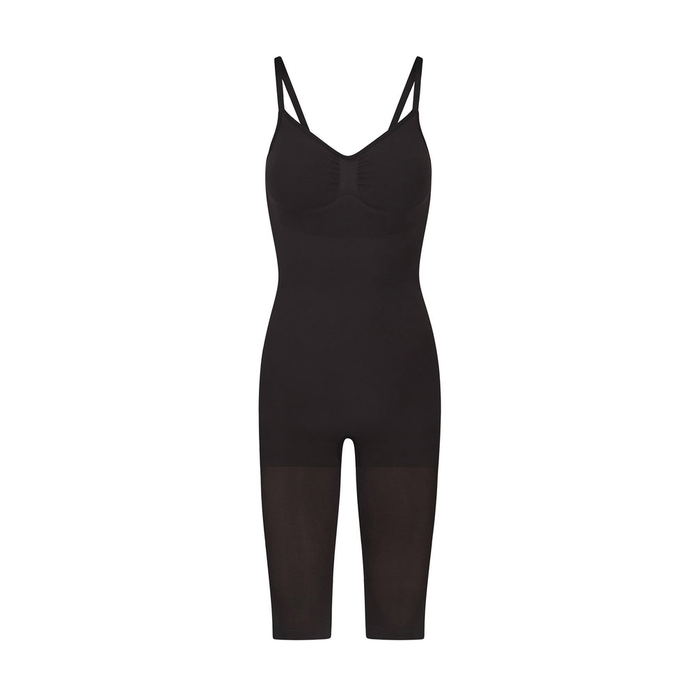 Skims SEAMLESS SCULPT WITH HOSIERY LEG Low Back Bodysuit Zwart | OMX-375068