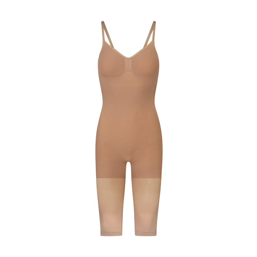 Skims SEAMLESS SCULPT WITH HOSIERY LEG Low Back Bodysuit Abrikoos | REP-420591