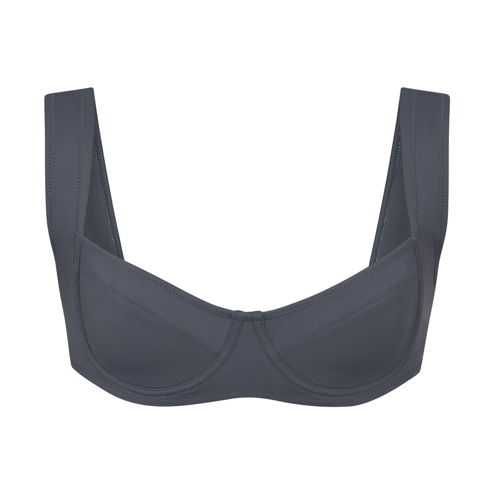 Skims SHAPING SWIM UNLINED UNDERWIRE BIKINI TOP Two Pieces Diepgrijs | CDZ-025364