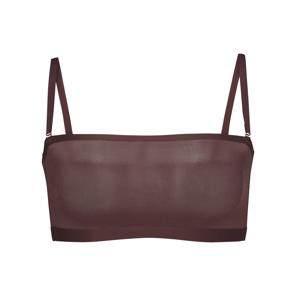 Skims SHEER SCULPT Bandeau Top Chocola | HTV-769185