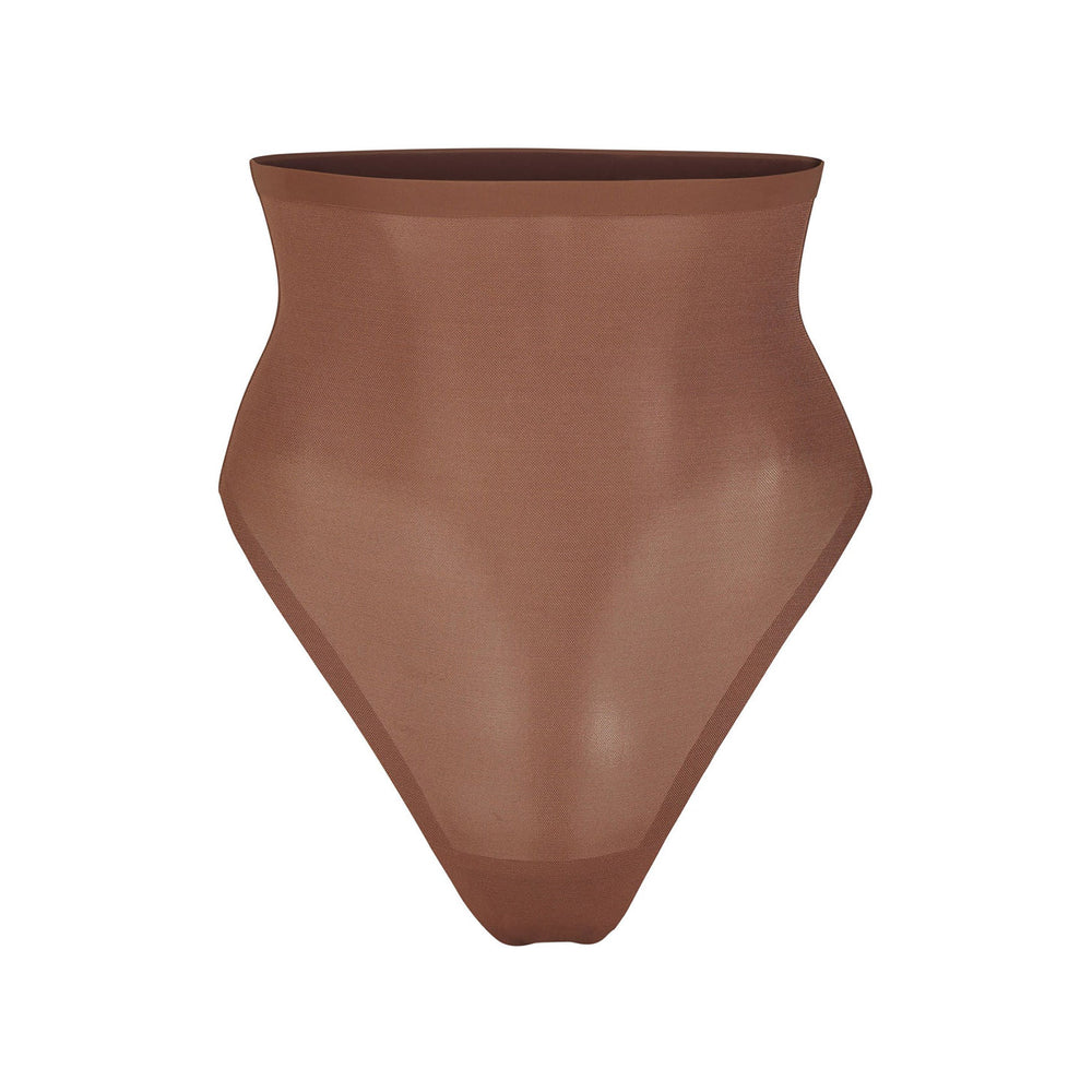 Skims SHEER SCULPT HIGH WAIST Thong Bruin | WYN-267984