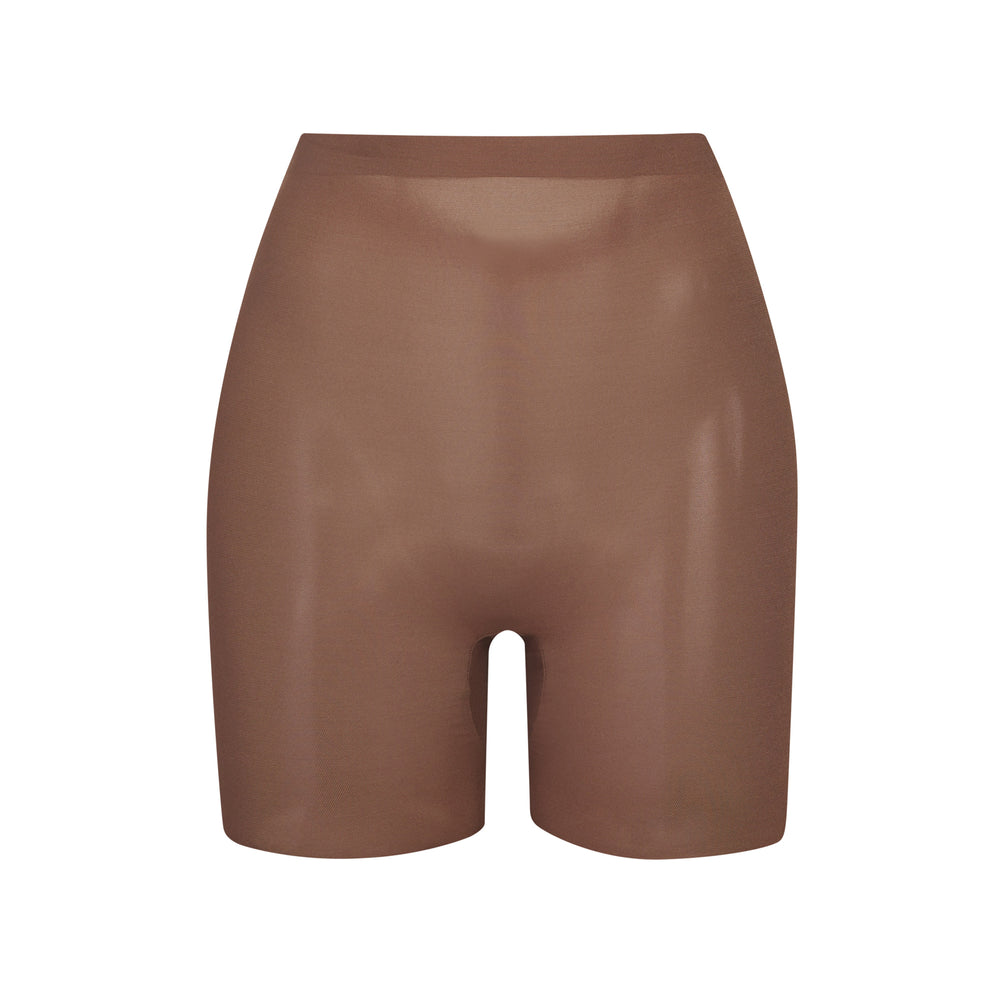 Skims SHEER SCULPT LOW BACK Korte Broek Bruin | OLG-280961