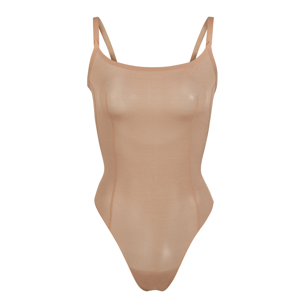 Skims SHEER SCULPT THONG Bodysuit Abrikoos | DHC-617589