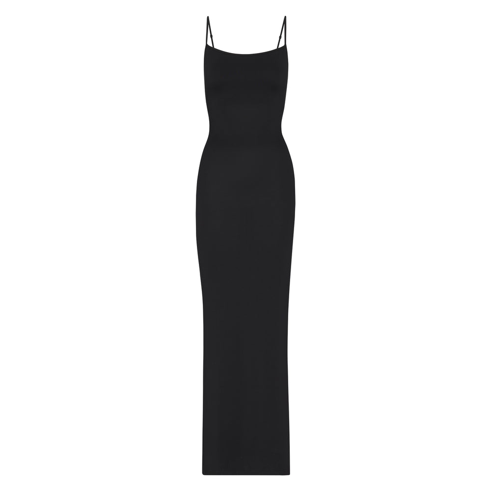 Skims SMOOTH LOUNGE LOW BACK CAMI Dress Zwart | NQP-295716