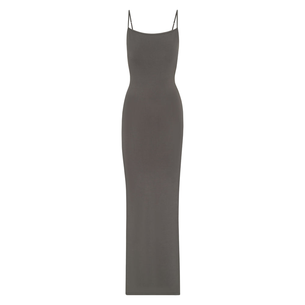 Skims SMOOTH LOUNGE LOW BACK KEYHOLE Dress Diepgrijs | EZR-168754