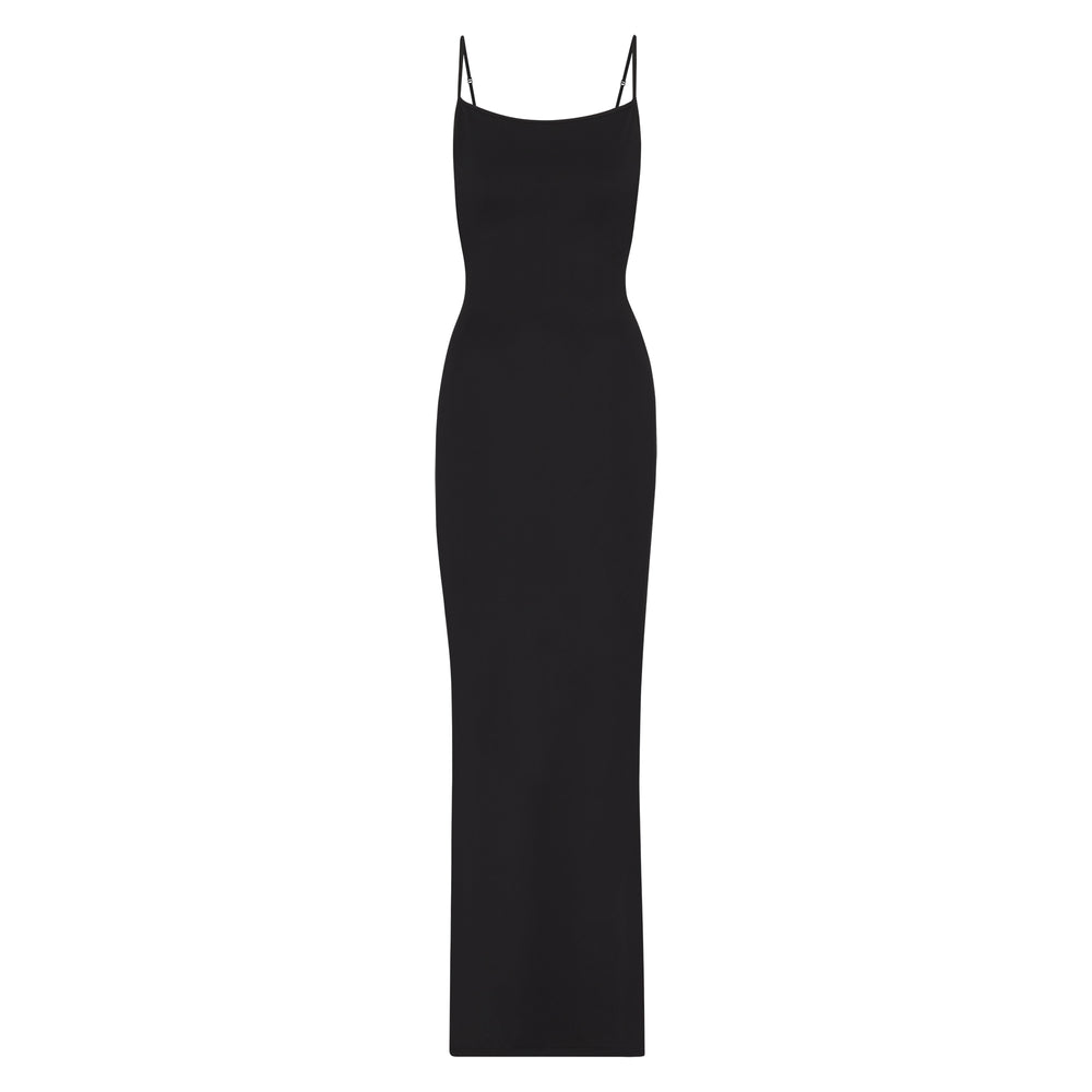 Skims SMOOTH LOUNGE LOW BACK KEYHOLE Dress Zwart | OVG-495602