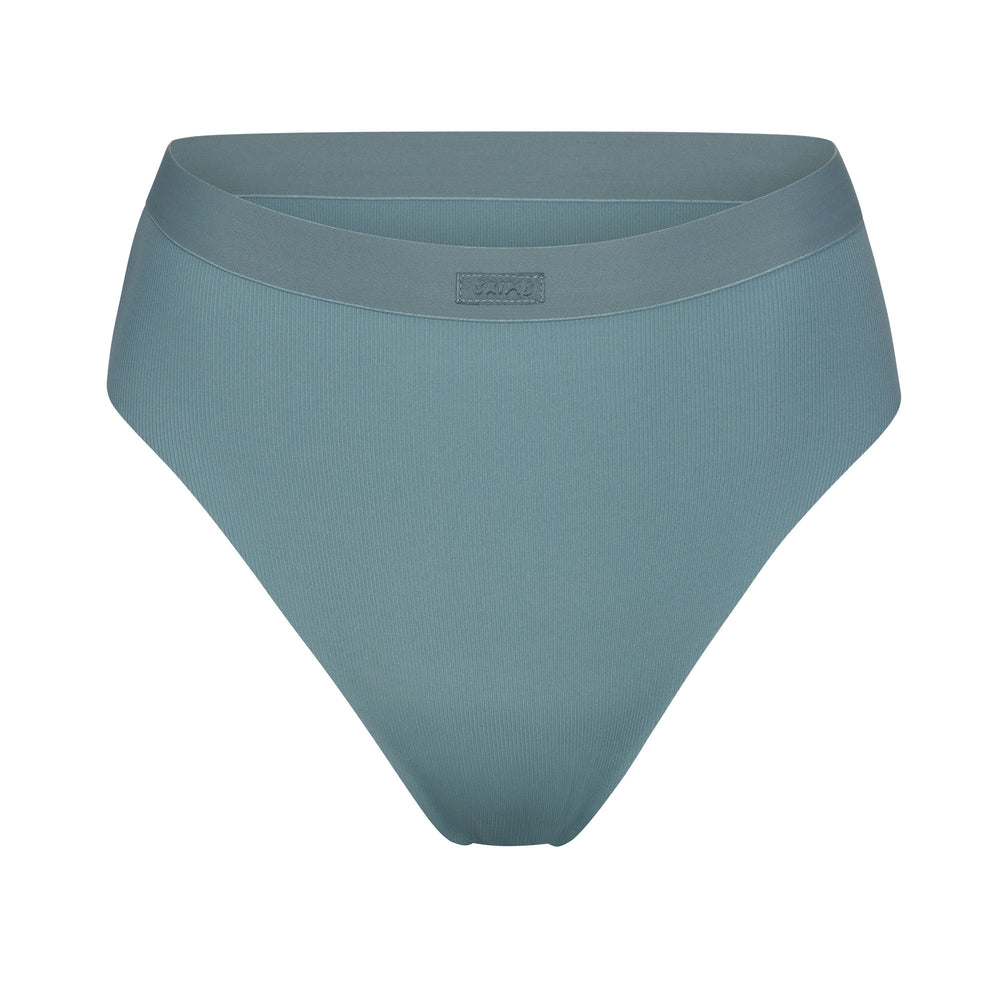 Skims SMOOTH RIB Bikini Blauw | CEJ-375148