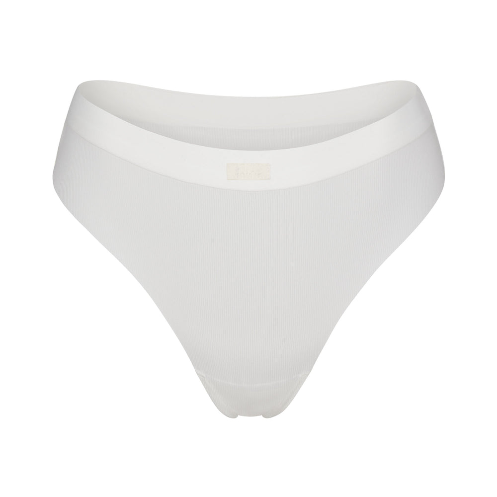 Skims SMOOTH RIB Thong Wit | ZMN-307625