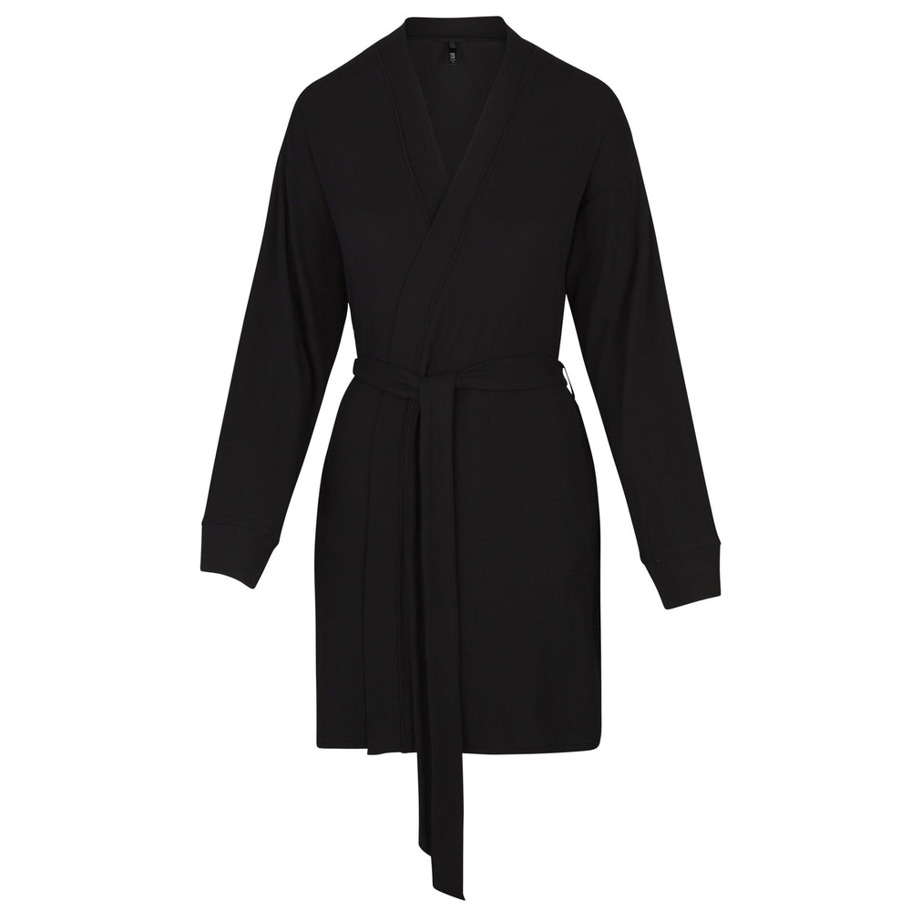 Skims SOFT LOUNGE Badjas Zwart | LVX-713586