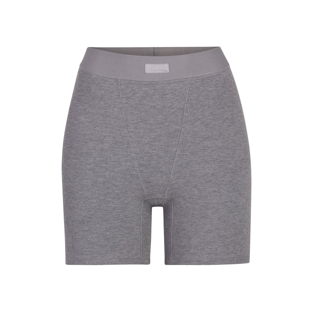 Skims SOFT LOUNGE Boxer Shorts Grijs | FEW-290378