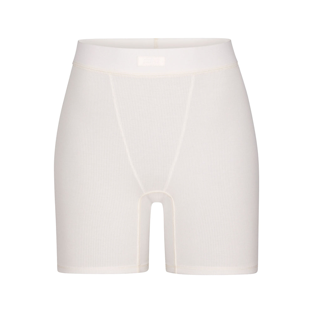Skims SOFT LOUNGE Boxer Shorts Wit | TPR-560831