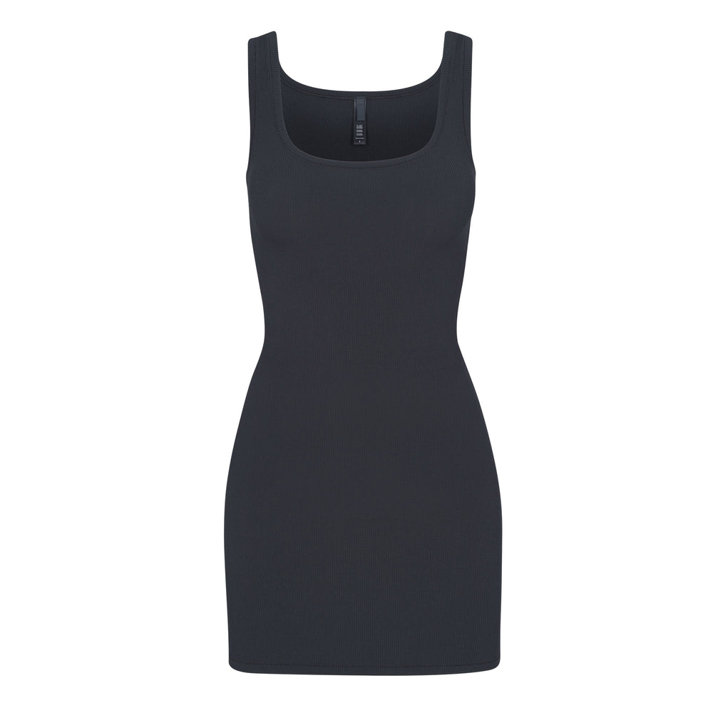 Skims SOFT LOUNGE MINI Dress Diepgrijs | CAU-193702