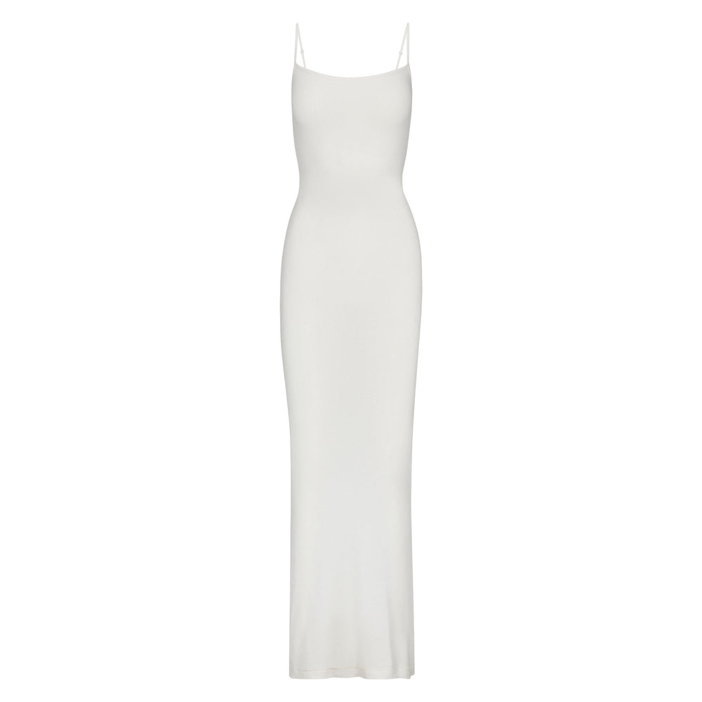 Skims SOFT LOUNGE SHIMMER LONG SLIP Dress Wit | JAS-678052
