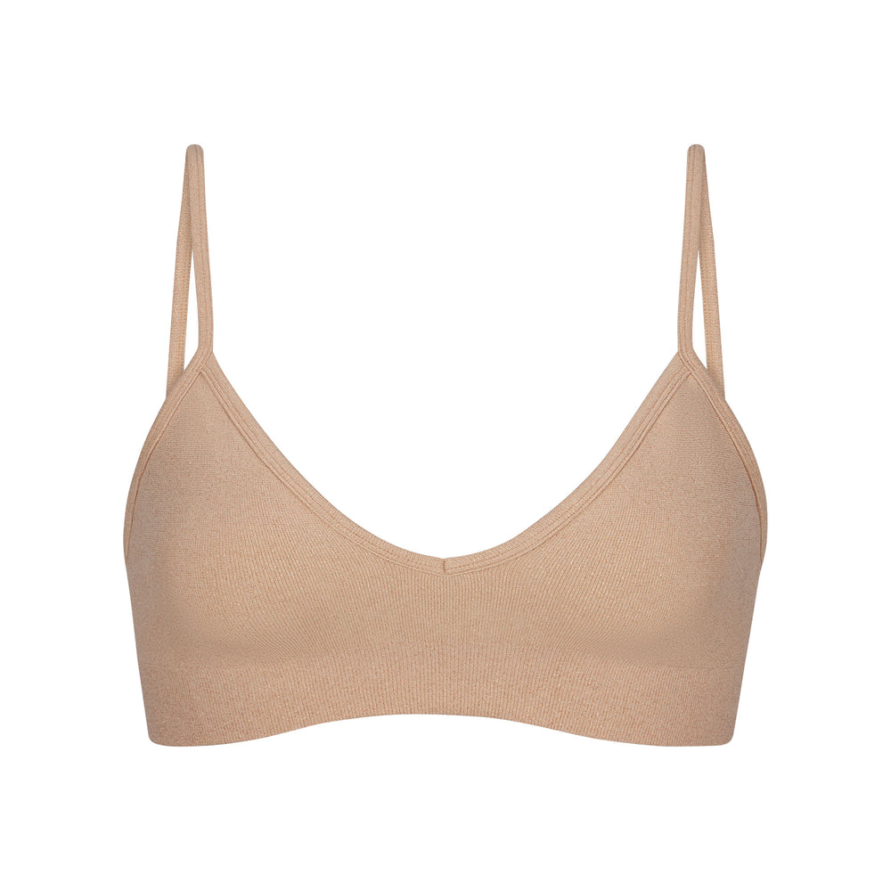 Skims SOFT SMOOTHING SHINE Bralette Beige | JIF-294675