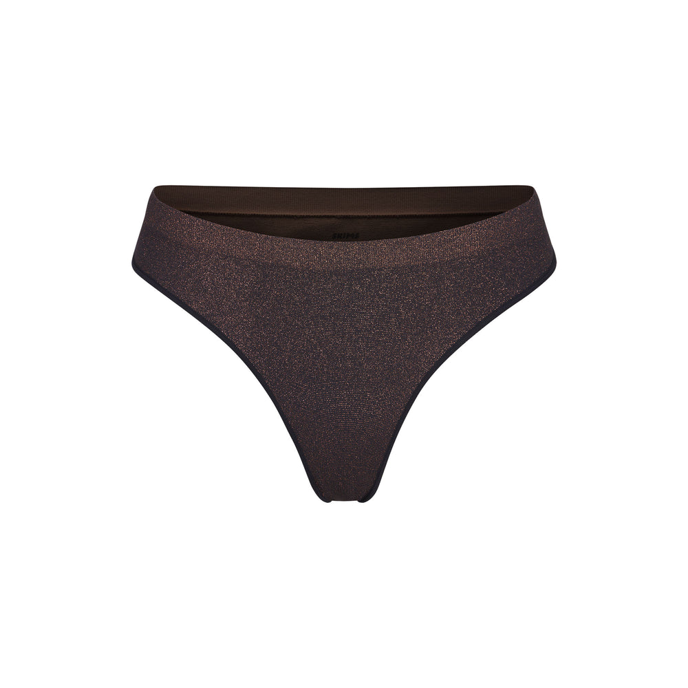 Skims SOFT SMOOTHING SHINE Thong Zwart | ZBI-957240