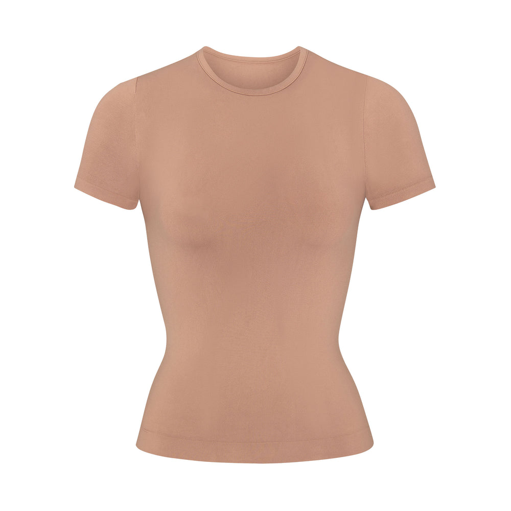 Skims SOFT SMOOTHING T-shirt Abrikoos | CXW-875310