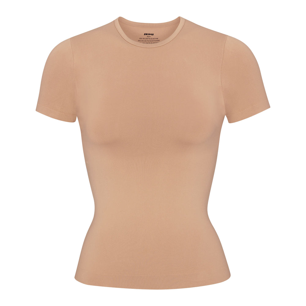 Skims SOFT SMOOTHING T-shirt Beige | VTO-367250