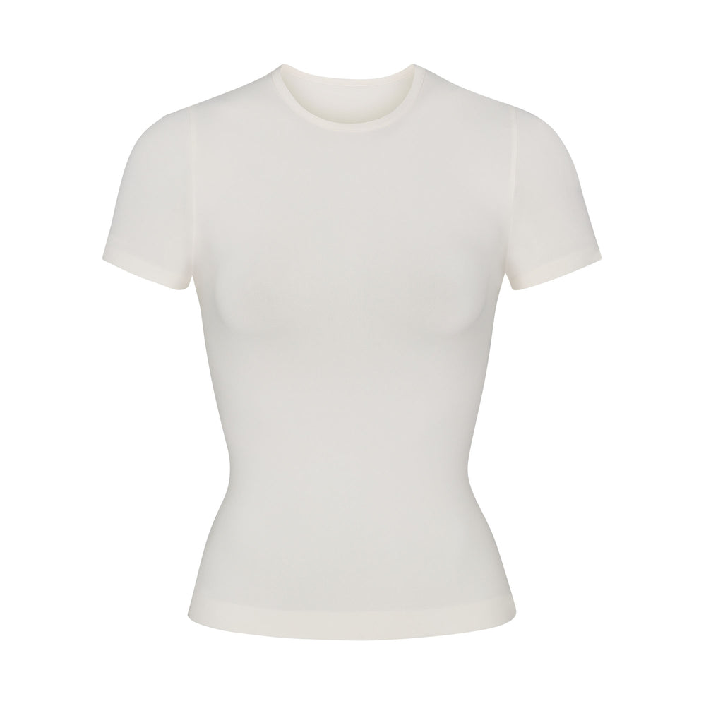 Skims SOFT SMOOTHING T-shirt Wit | ZSL-261503