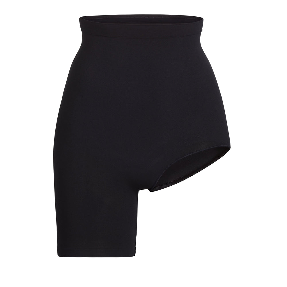 Skims SOLUTION SHORT #1 One Leg Shapewear Zwart | CQH-182365