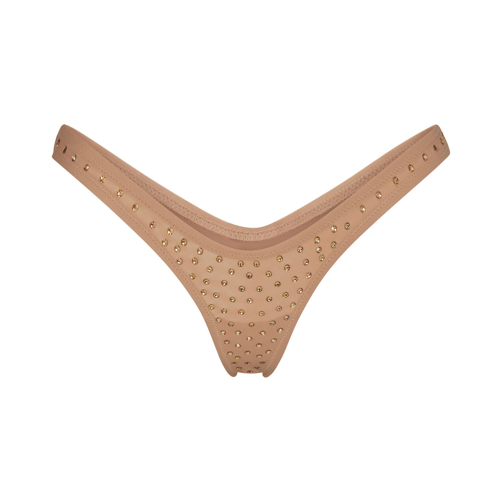 Skims SPARKLE JERSEY MINI Thong Abrikoos | LUV-732648